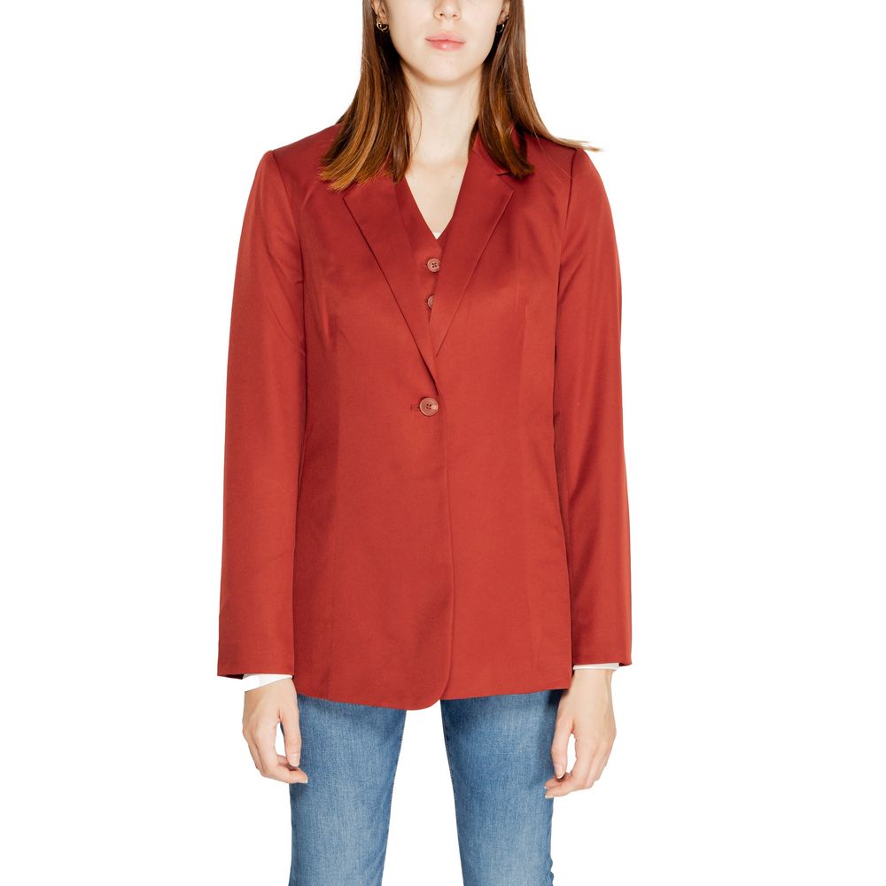 Vero Moda Red Polyester Suits & Blazer