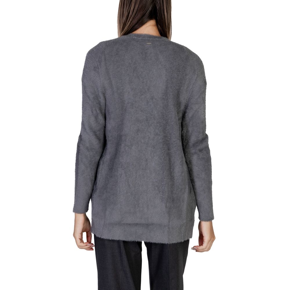 Morgan De Toi Gray Polyamide Cardigan