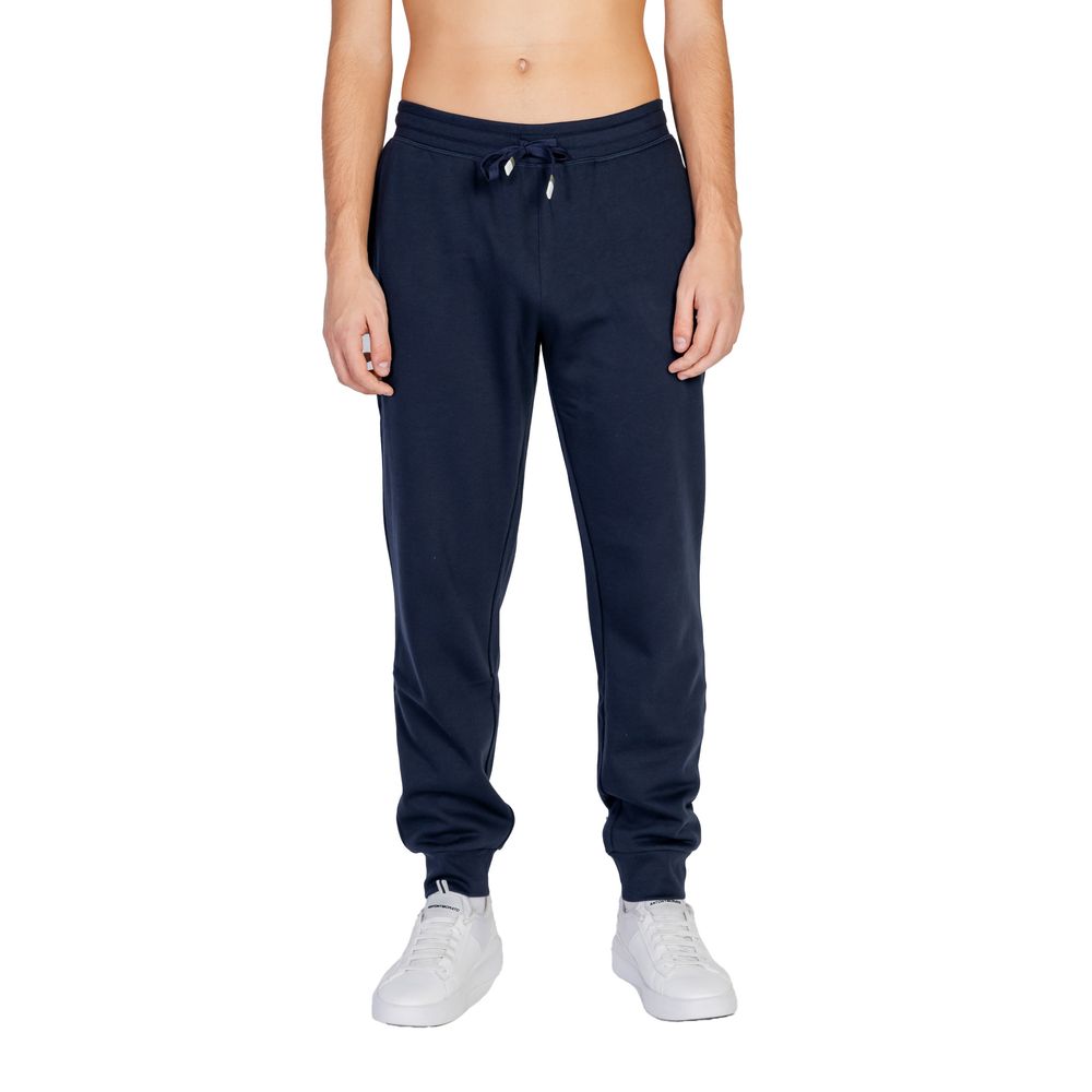 Emporio Armani Underwear Blue Cotton Jeans & Pant