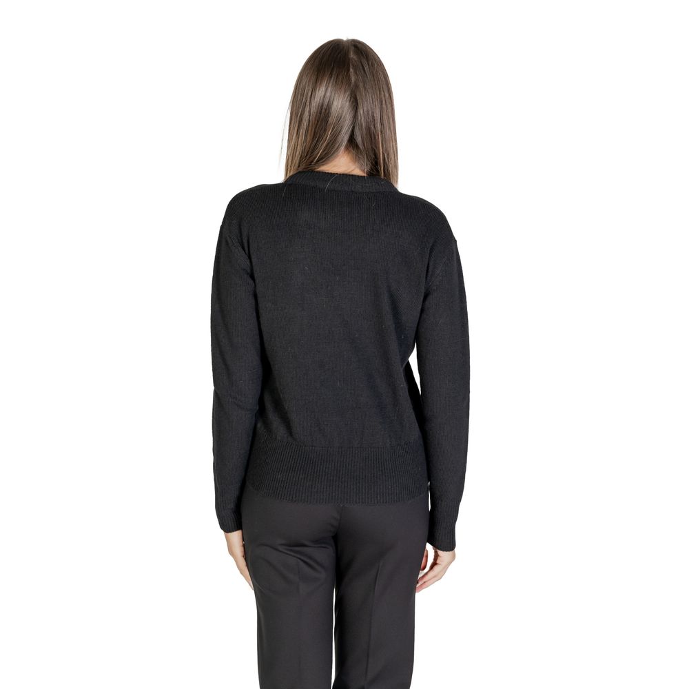 Alviero Martini Prima Classe Black Polyester Sweater