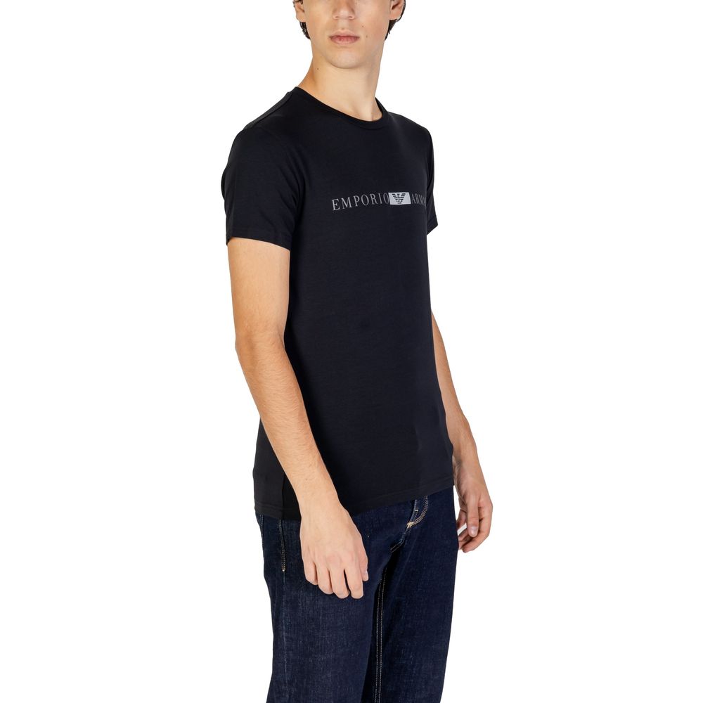 Emporio Armani Underwear Black Cotton T-Shirt