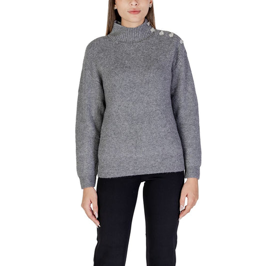 Morgan De Toi Gray Polyester Sweater