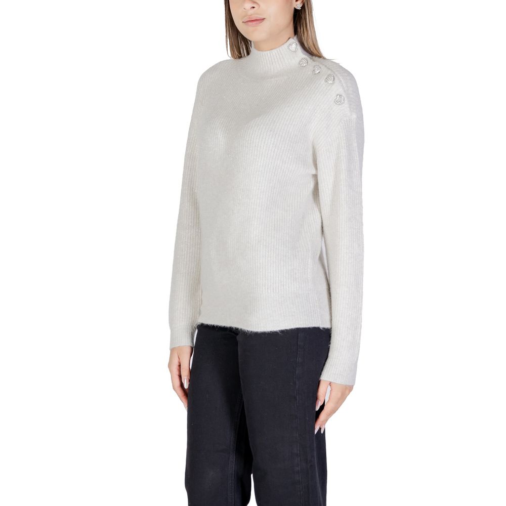 Morgan De Toi Cream Polyester Sweater