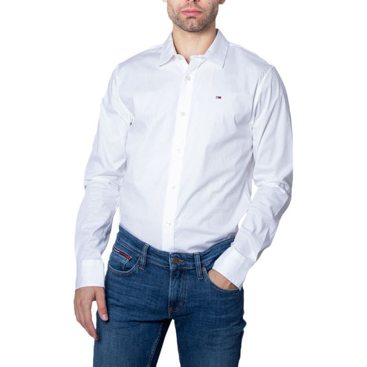 Tommy Hilfiger Jeans White Cotton Shirt