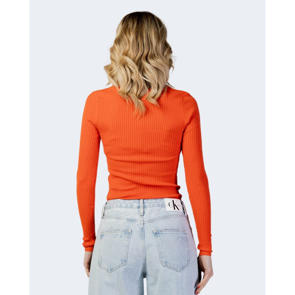 Vero Moda Orange Viscose Tops & T-Shirt