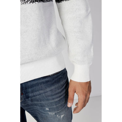 Antony Morato White Cotton Sweater