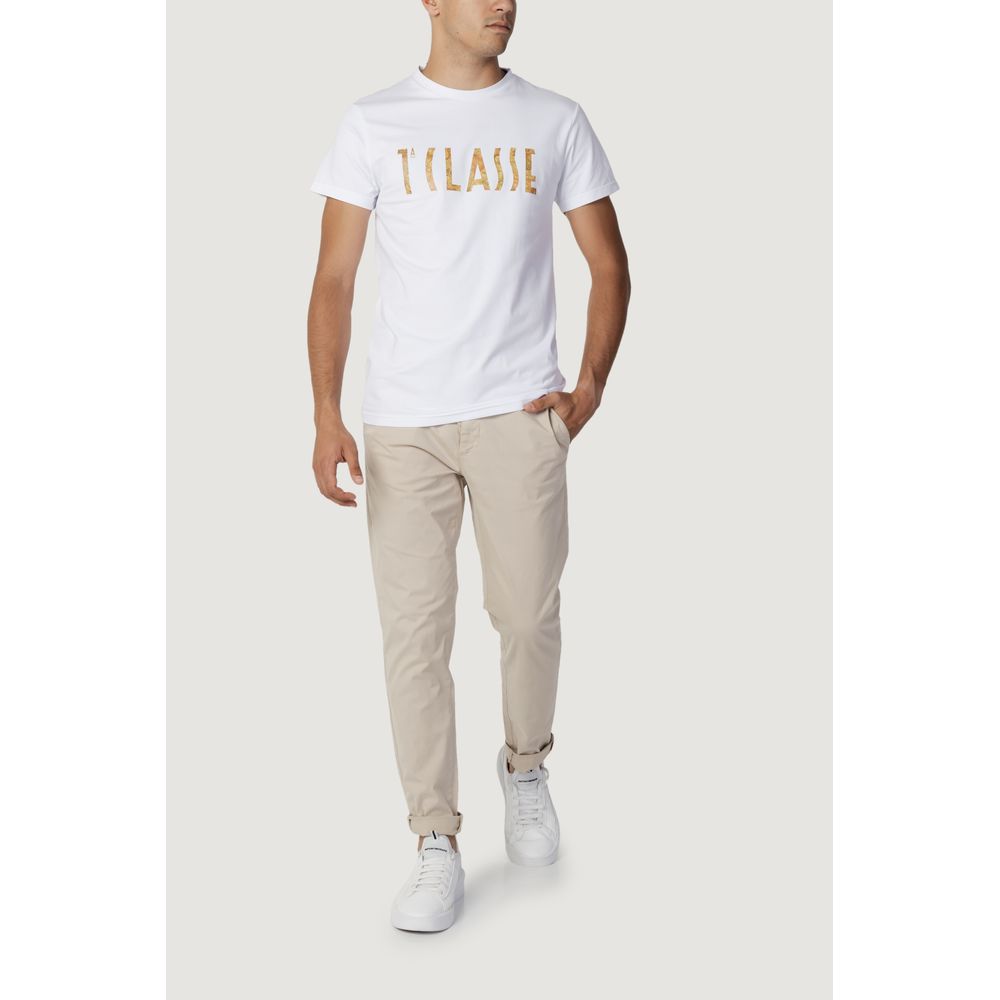 Alviero Martini Prima Classe White Cotton T-Shirt