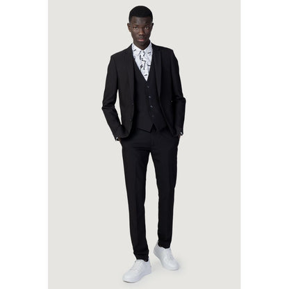 Antony Morato Black Polyester Suit