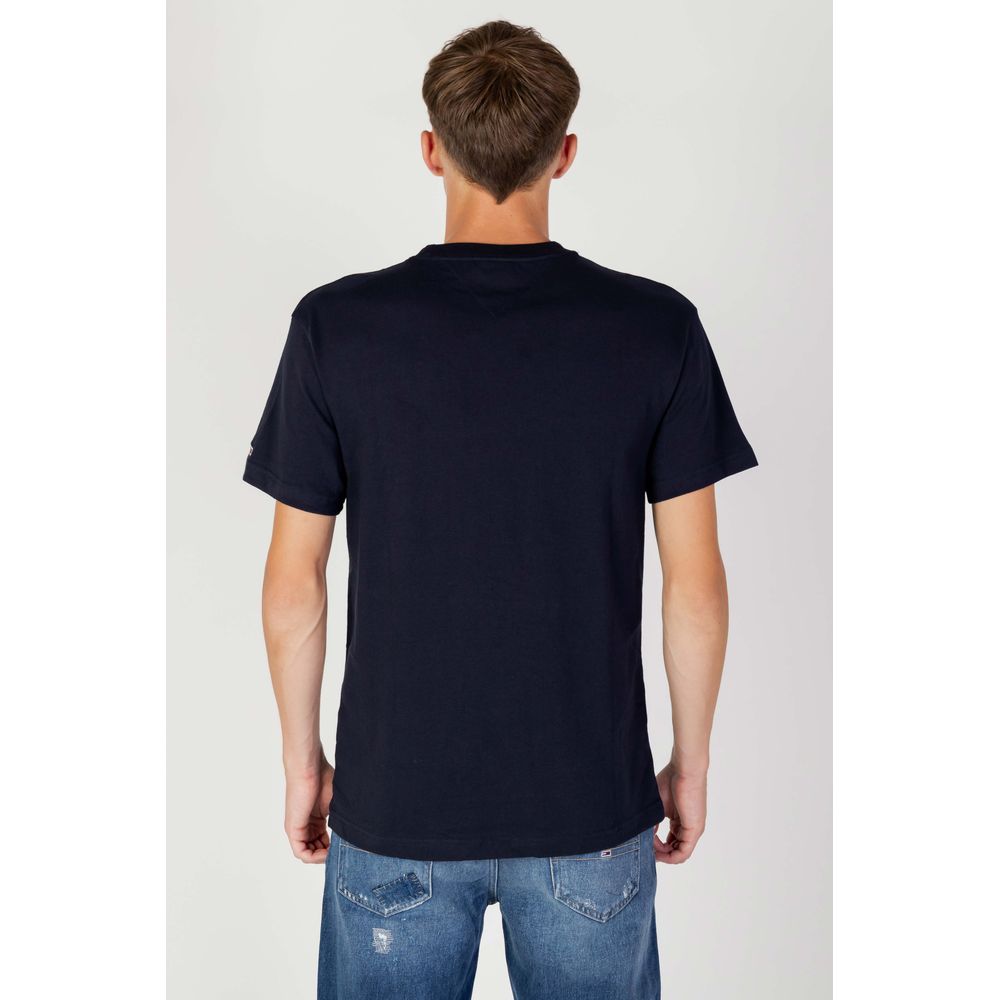 Tommy Hilfiger Jeans Blue Cotton T-Shirt