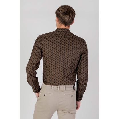 Antony Morato Brown Cotton Shirt