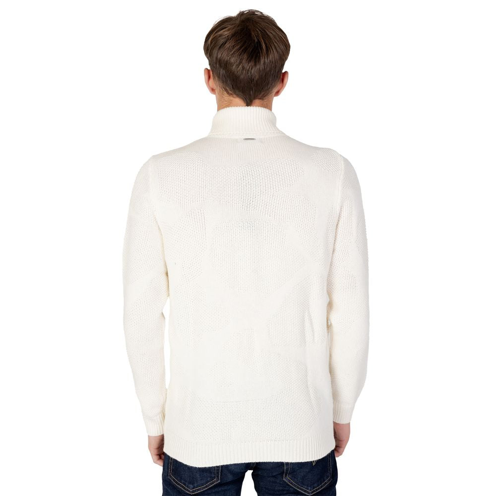 Antony Morato Cream Acrylic Sweater