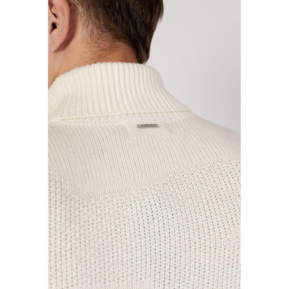 Antony Morato Cream Acrylic Sweater