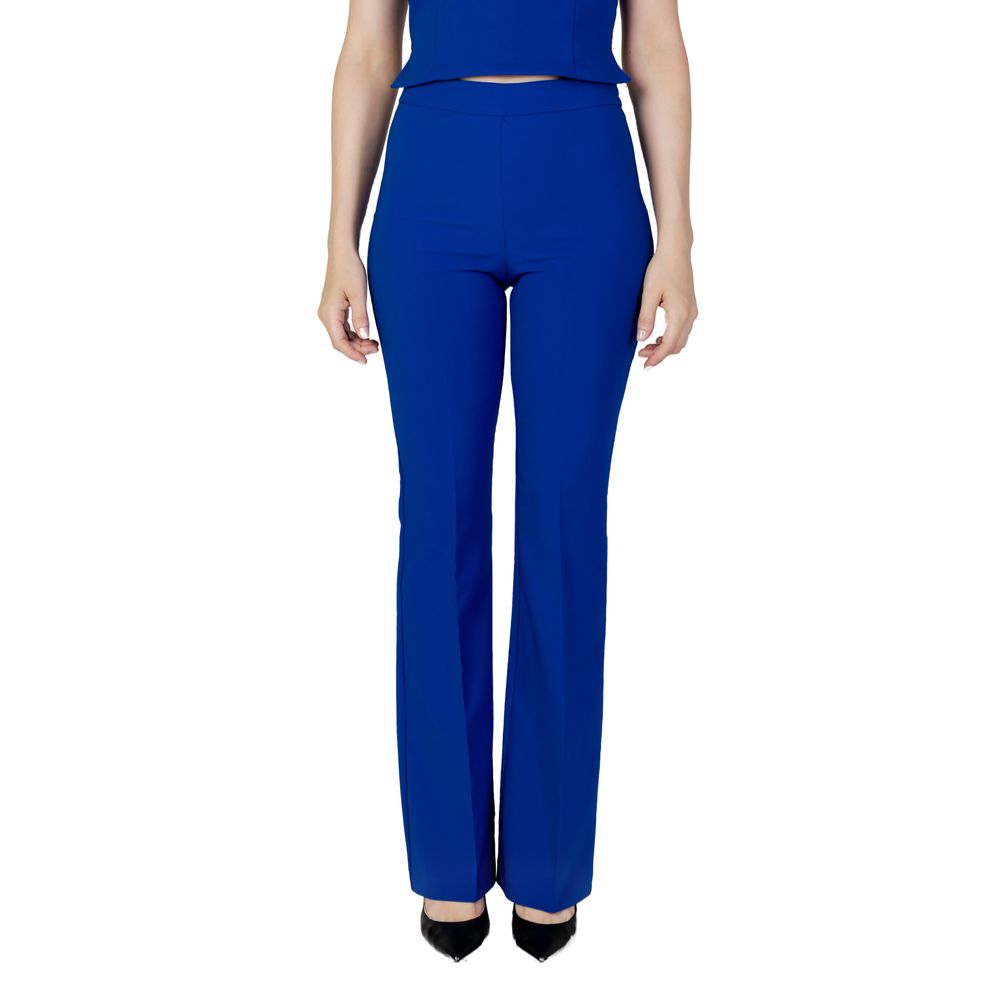 Rinascimento Blue Polyester Jeans & Pant