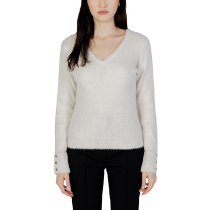 Morgan De Toi Cream Polyamide Sweater