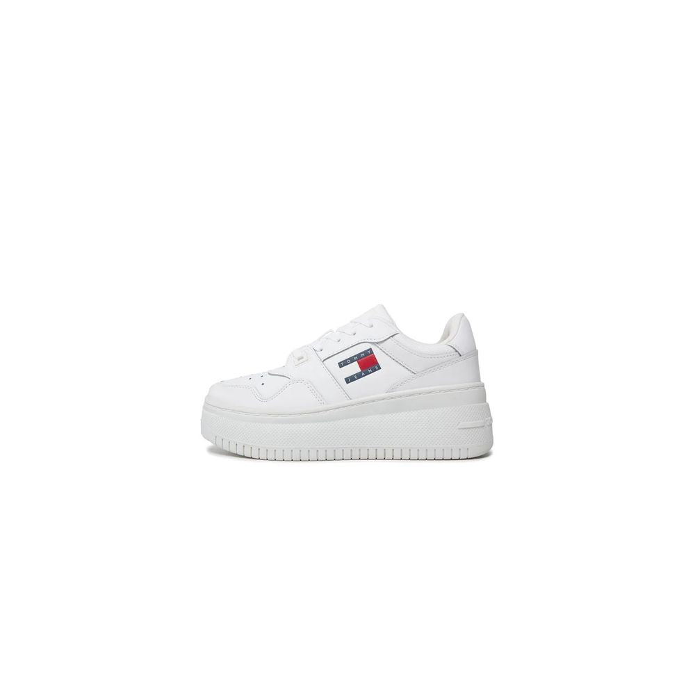 Tommy Hilfiger Jeans White Leather Sneaker