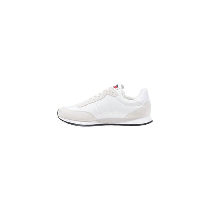 Tommy Hilfiger Jeans White Recycled Polyester Sneaker