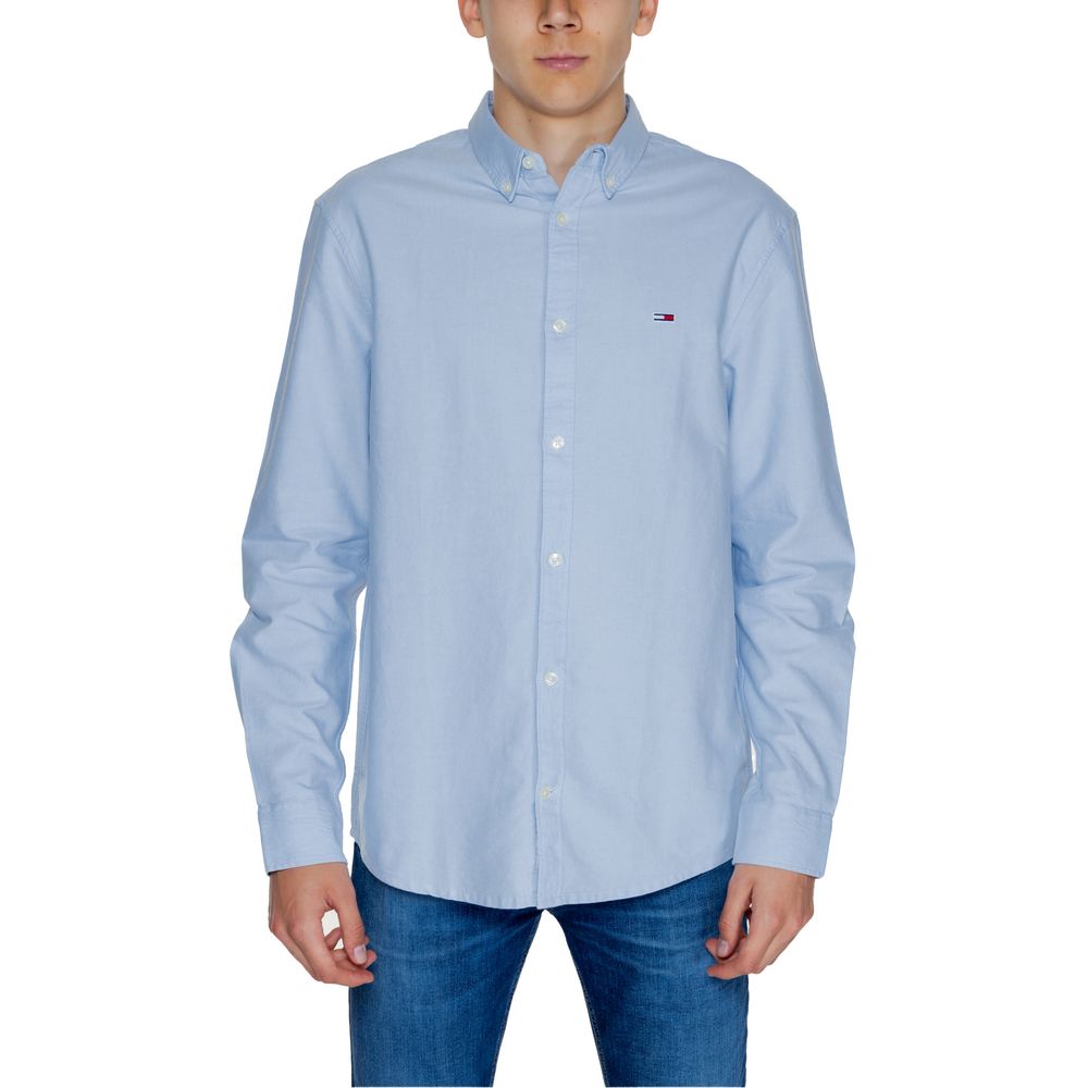 Tommy Hilfiger Jeans Blue Cotton Shirt