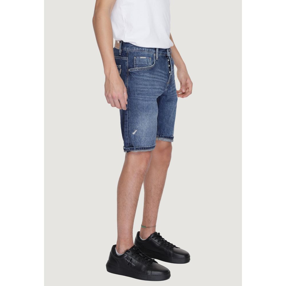 Antony Morato Blue Cotton Short