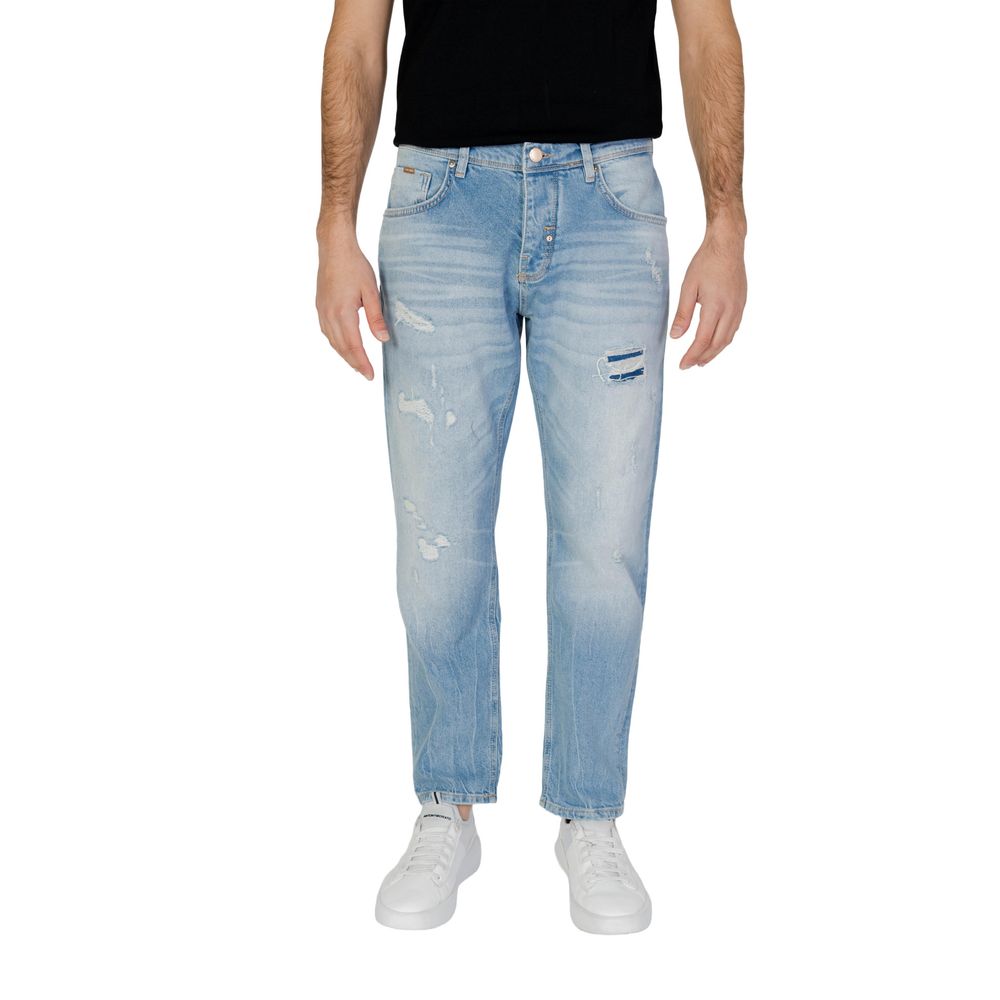 Antony Morato Light Blue Cotton Jeans & Pant