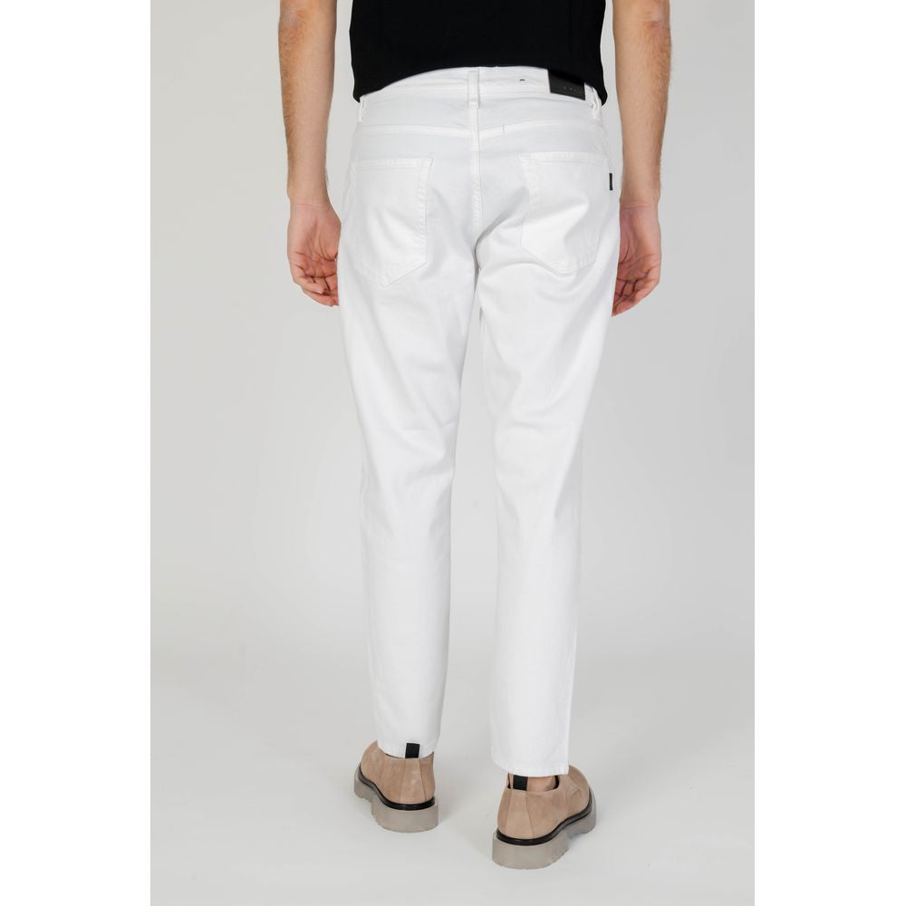 Antony Morato White Cotton Jeans & Pant