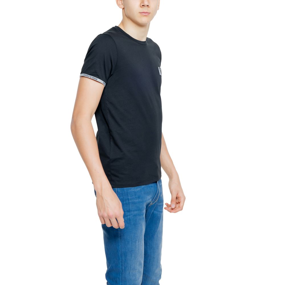 Emporio Armani Underwear Black Cotton T-Shirt