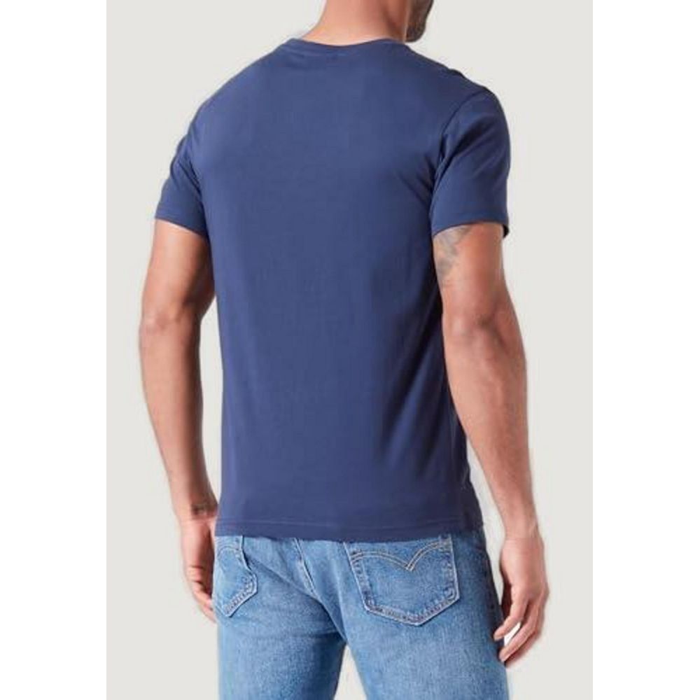 Emporio Armani Underwear Blue Cotton T-Shirt