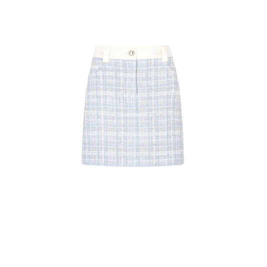 Morgan De Toi Blue Polyester Skirt