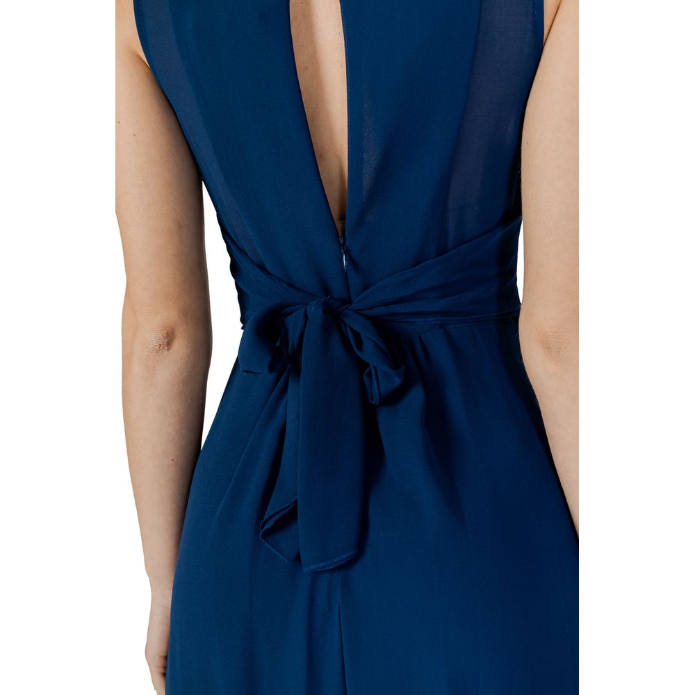 Rinascimento Blue Polyester Dress