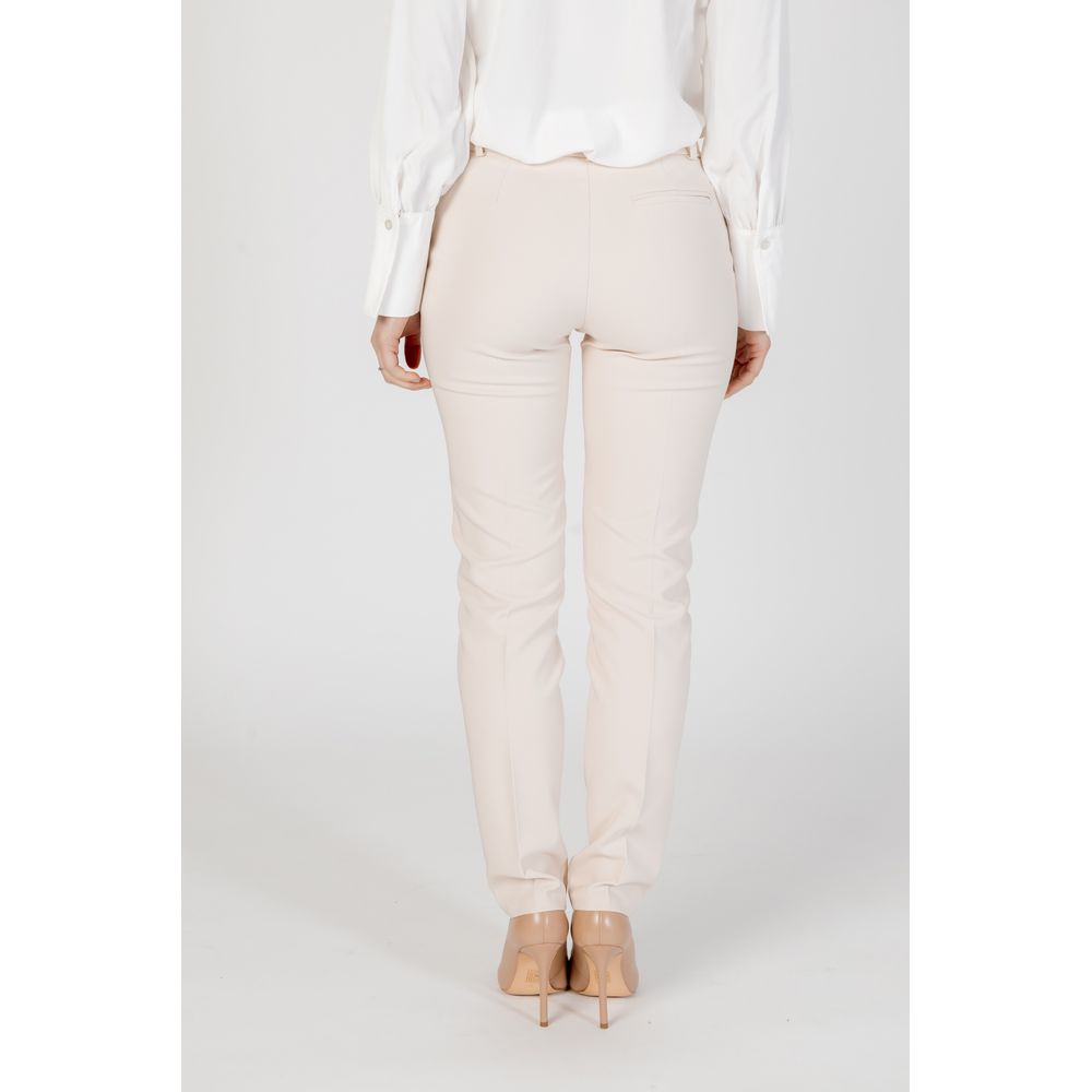 Rinascimento Beige Polyester Jeans & Pant