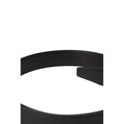 Antony Morato Black Leather Belt