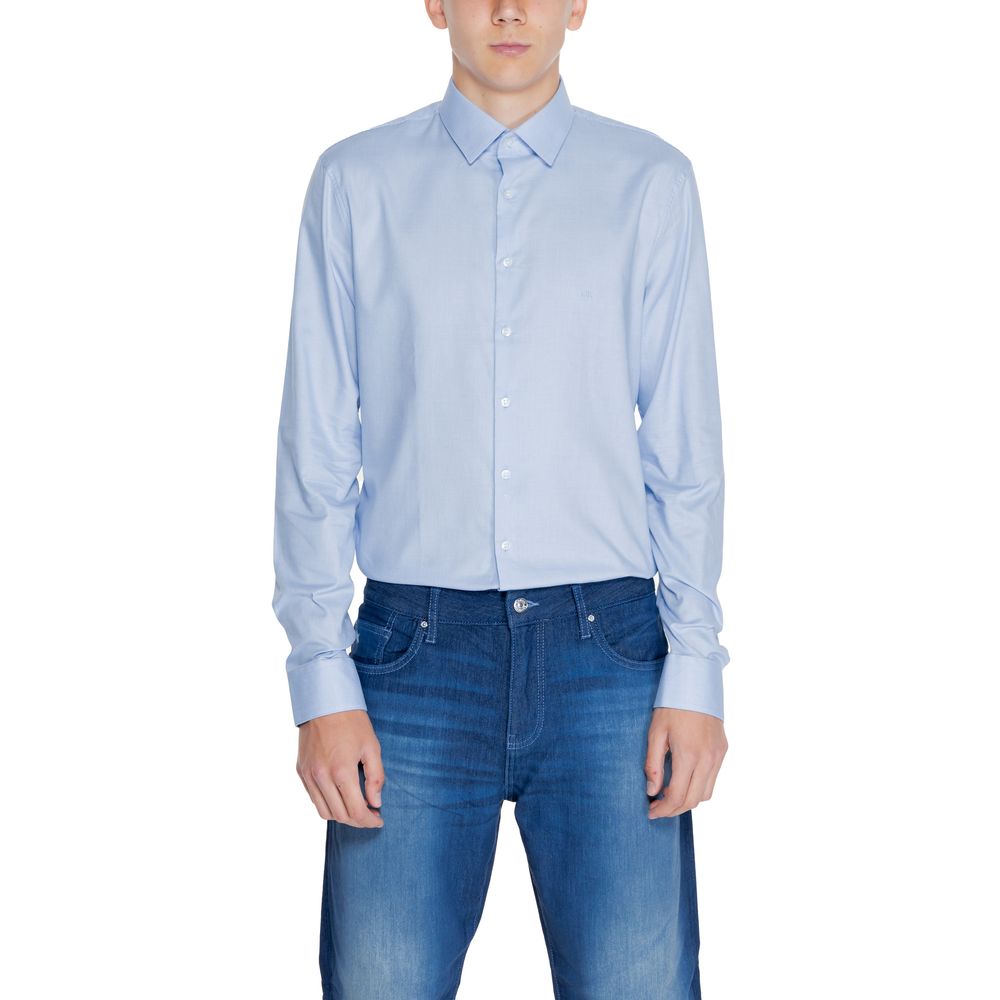 Calvin Klein Blue Cotton Shirt