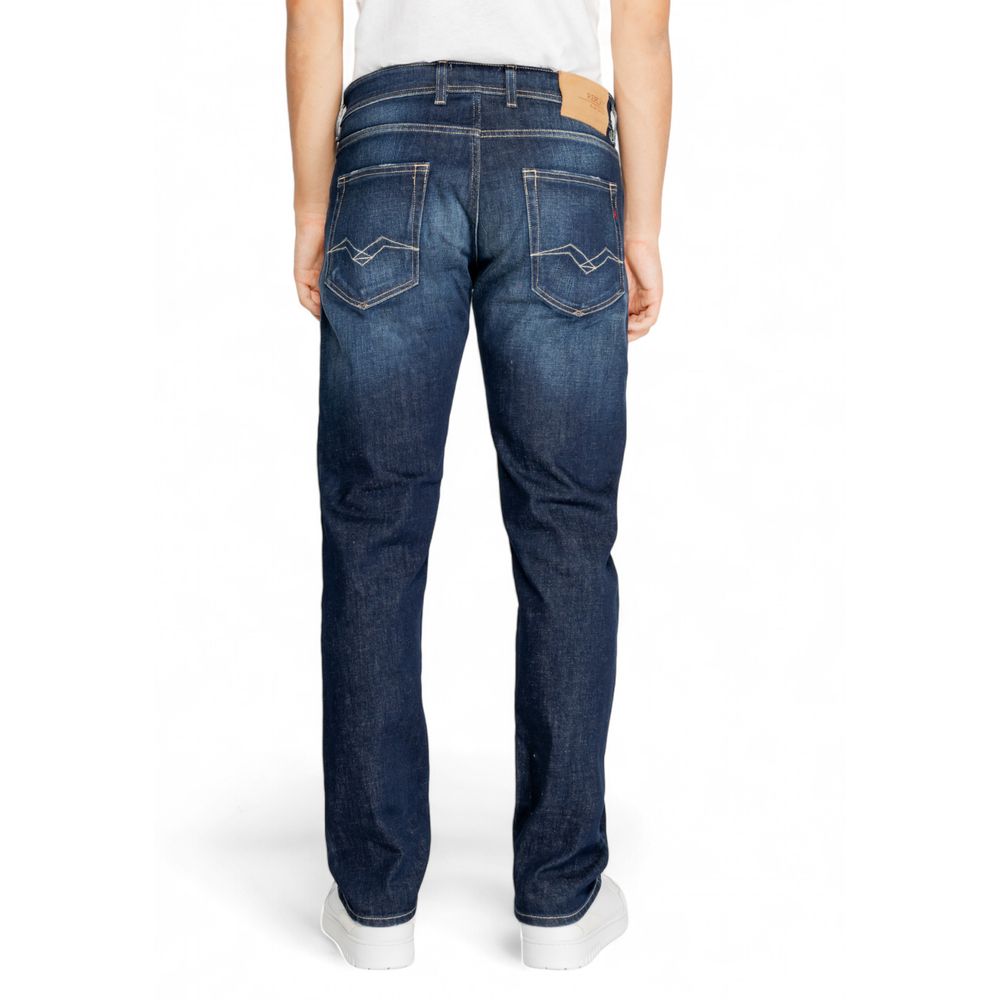 Replay Blue Cotton Jeans & Pant