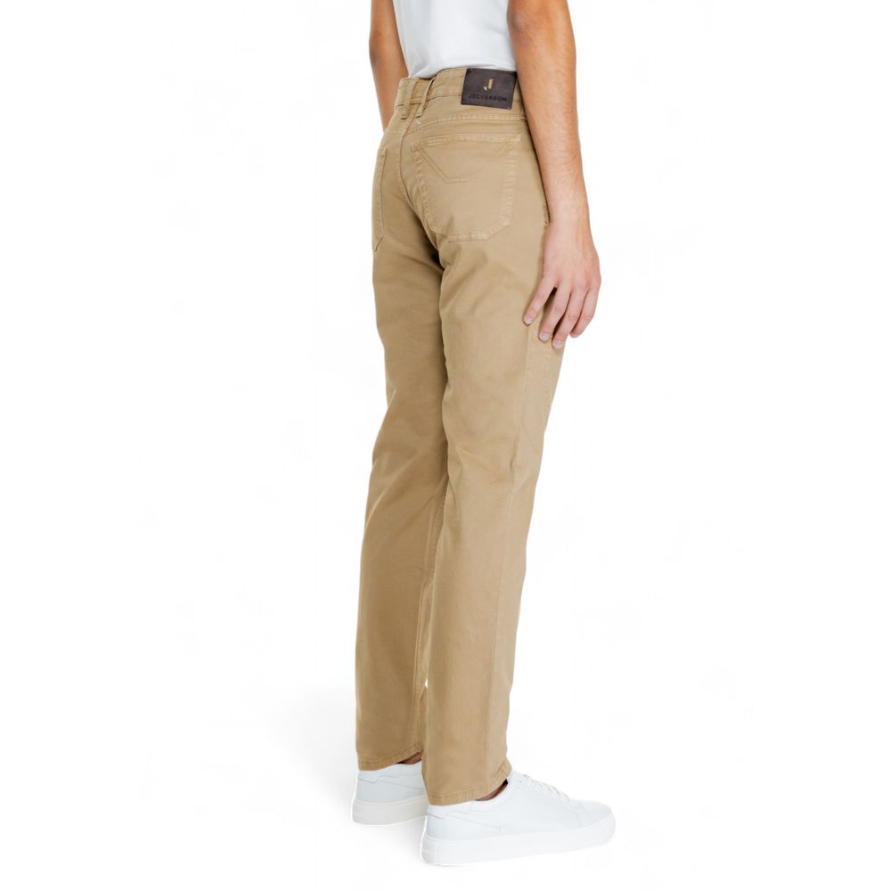 Jeckerson Beige Cotton Jeans & Pant