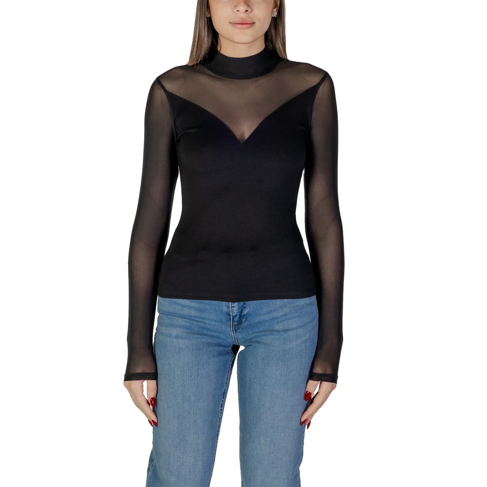 Morgan De Toi Black Polyamide Tops & T-Shirt