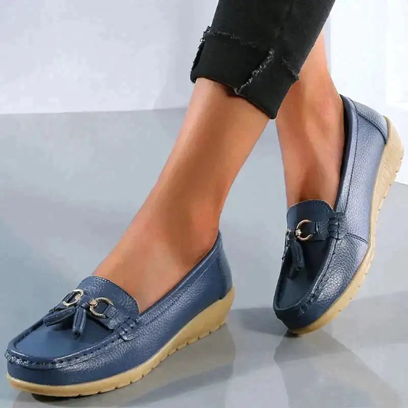 Comfy Orthopedic Loafers Dark Blue 42