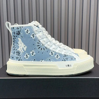 2023 Men's High-Top Star Canvas Sneakers (Thick Sole)