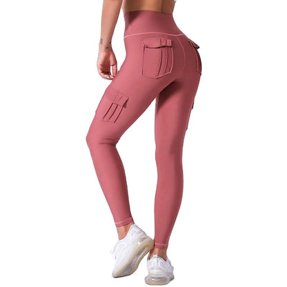 PocketFit Cargo Leggings Pink XL