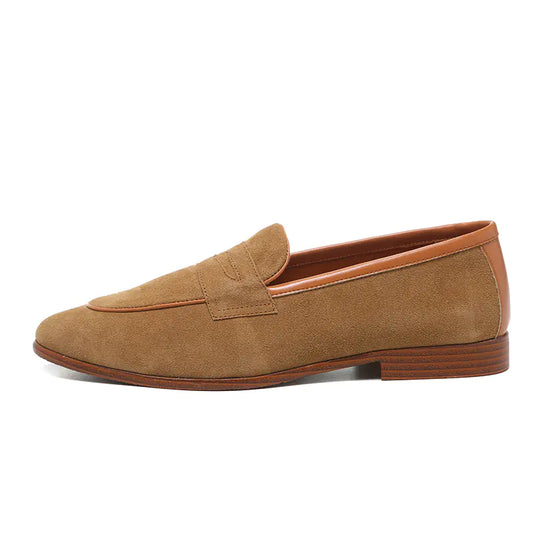 Mocassins d'été en cuir pour homme - Chaussures décontractées à enfiler