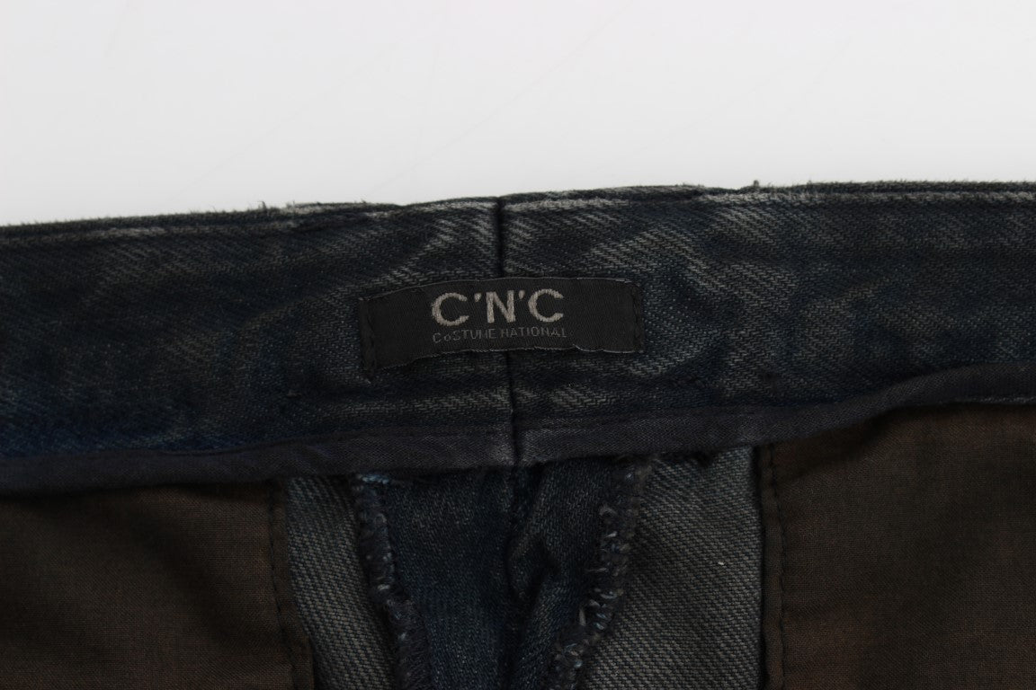 Costume National Chic Blue Slim Fit Denim Jeans