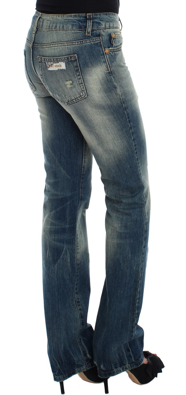 Cavalli Sleek Flair Leg Low Waist Denim