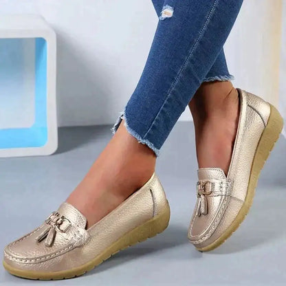 Comfy Orthopedic Loafers Gold 37