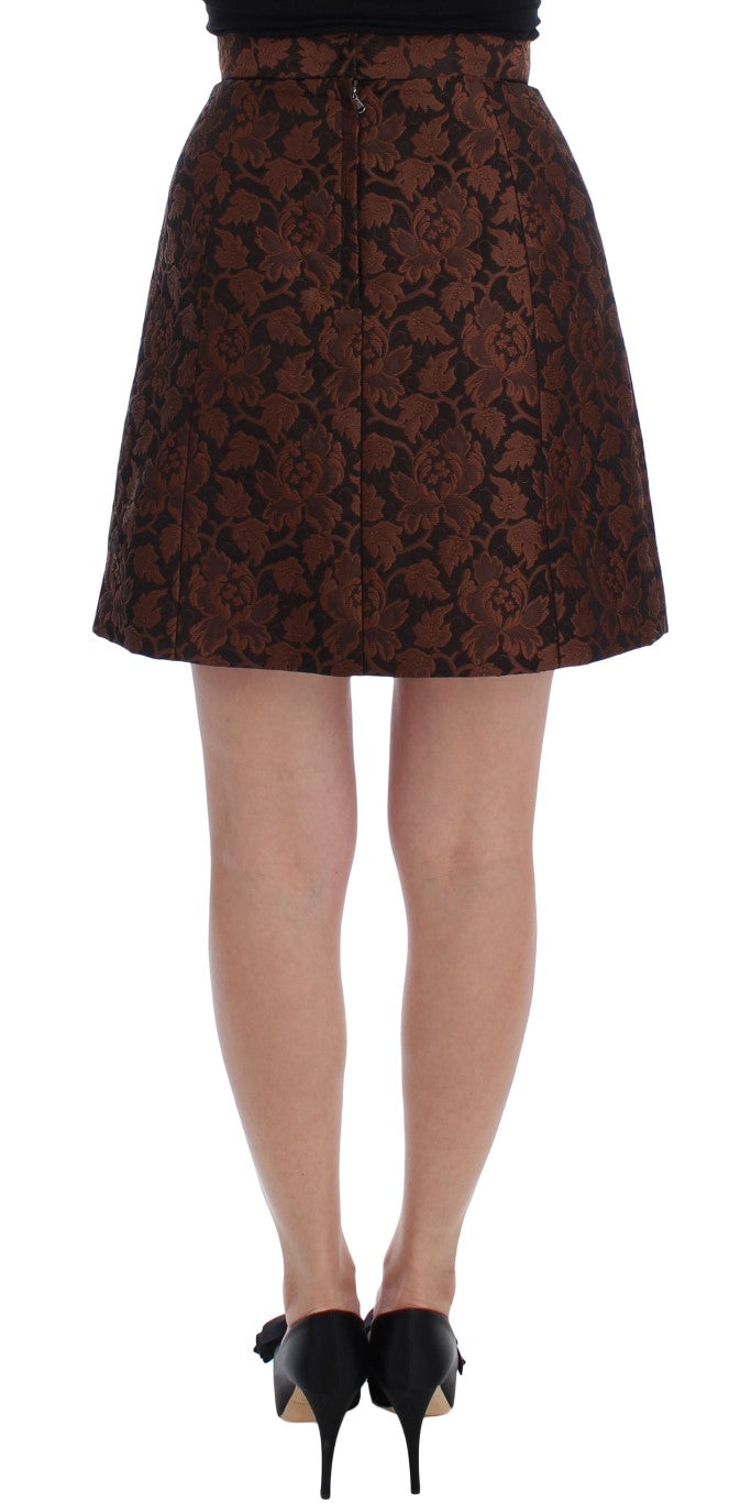 Dolce & Gabbana Elegant Brocade Bubble Skirt