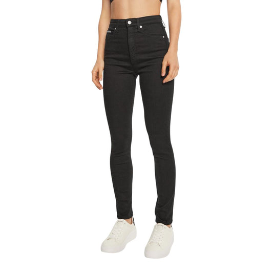 Calvin Klein Jeans Black Cotton Jeans & Pant