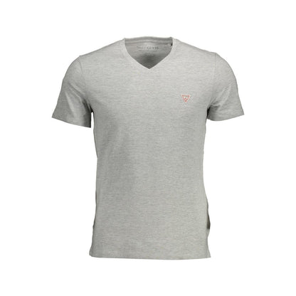 Guess Jeans Gray Cotton Men TShirt