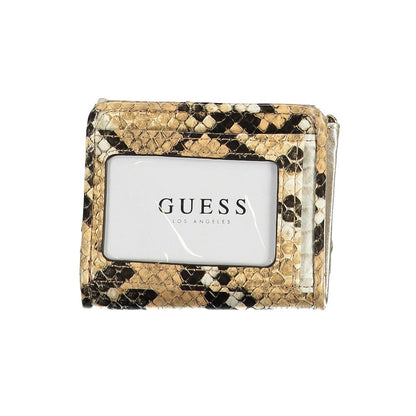 Guess Jeans Beige Polyethylene Women Wallet