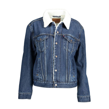 Levi's Blue Cotton Women Jacket