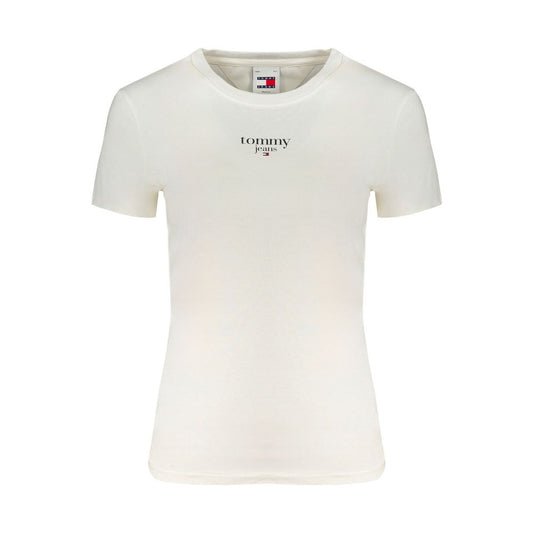 Tommy Hilfiger White Cotton Tops & T-Shirt