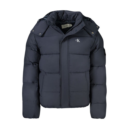 Calvin Klein Blue Polyamide Men Jacket