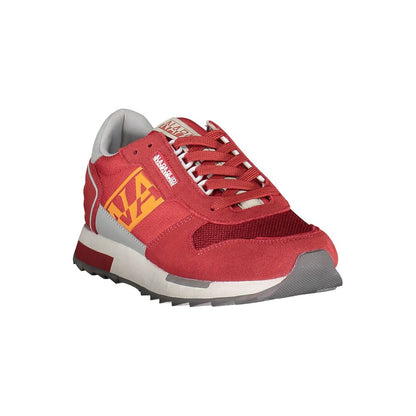 Napapijri Red Polyester Men Sneaker