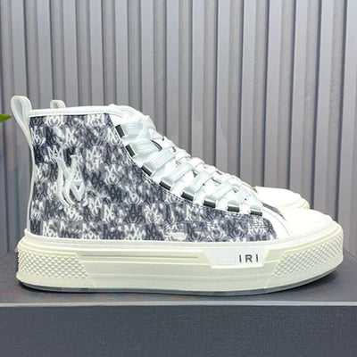 2023 Men's High-Top Star Canvas Sneakers (Thick Sole)